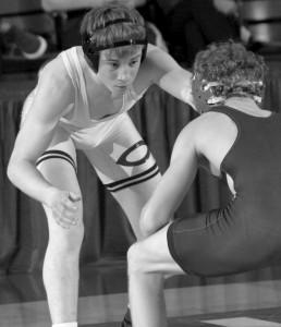 Senior Gabe Foltz qualified for his second Nationals trip after placing second in the 133 weight class. Photo courtesy of Concordia Sports Information Office.