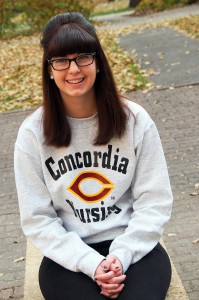 Sophomore Meghan Dickerson will begin her responsibilities as CSC commissioner next semester. Photo by Morgan Schleif.