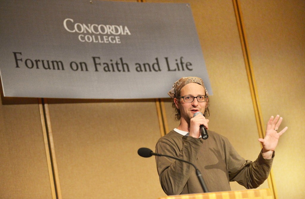 Shane Claiborne shared his lessons learned through years of activism. Submitted photo.